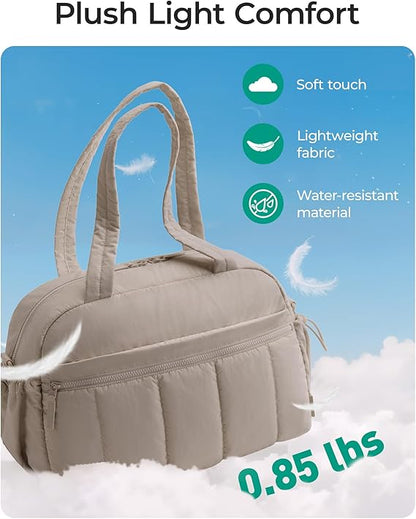 BAGSMART Water-Resistant Travel Duffel Bag
