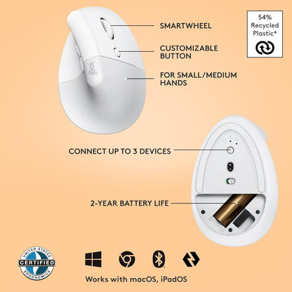 Logitech Lift Vertical Ergonomic Mouse