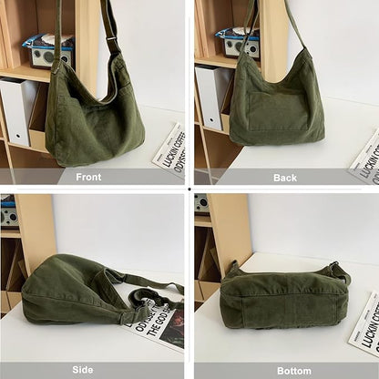 Outrider Canvas Crossbody Messenger Tote