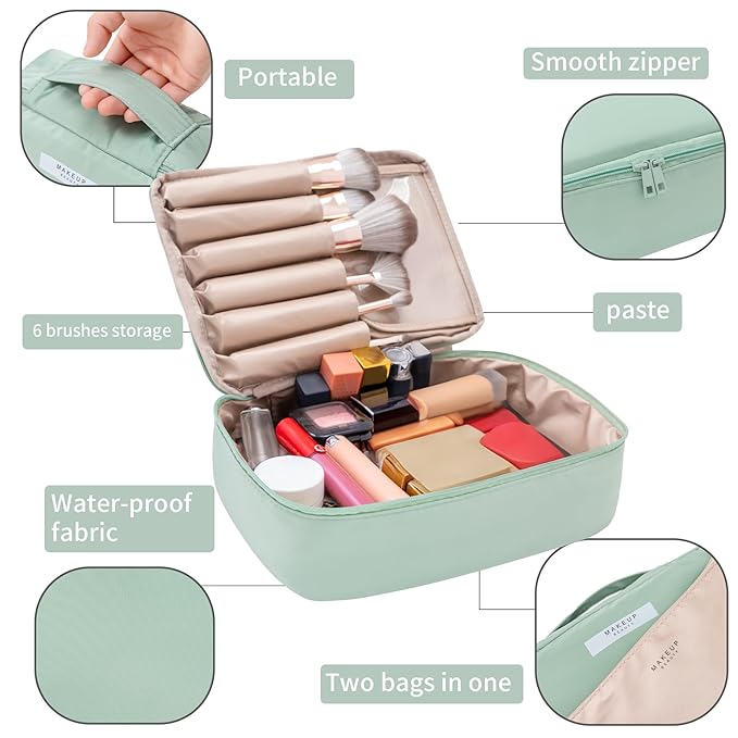 Minimalist Travel Makeup Organizer Set