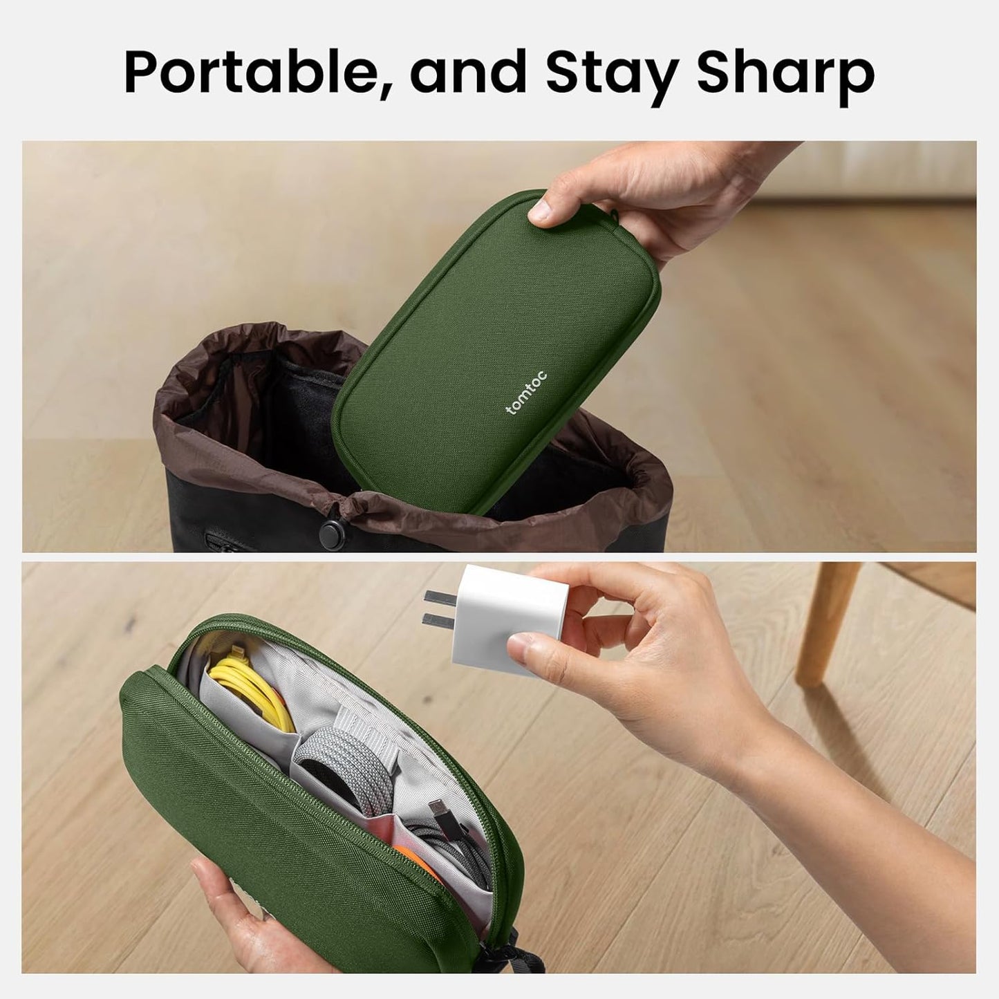 tomtoc Electronics Organizer Travel Case