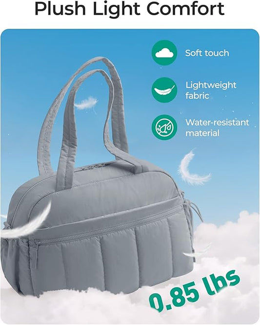 BAGSMART Water-Resistant Travel Duffel Bag