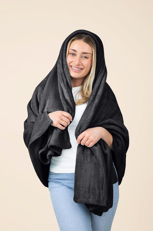 Travel Blanket With Pillow Carry Case