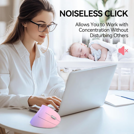 Adjustable Vertical Mouse With Six DPI Levels