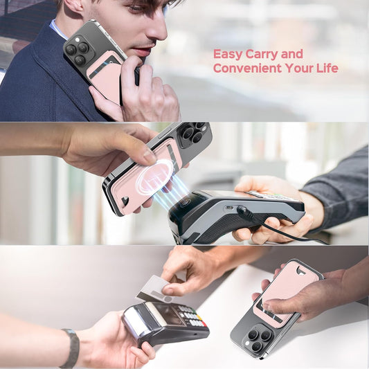 Magnetic Phone Wallet Stand