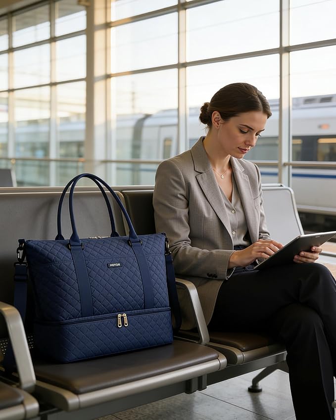 HOTOR Water-Resistant Travel Duffel Bag