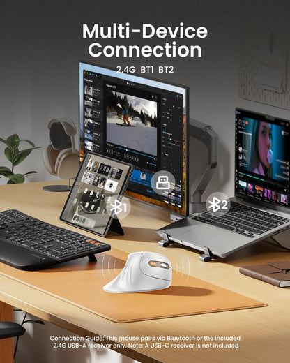ProtoArc Wireless Ergonomic Vertical Mouse