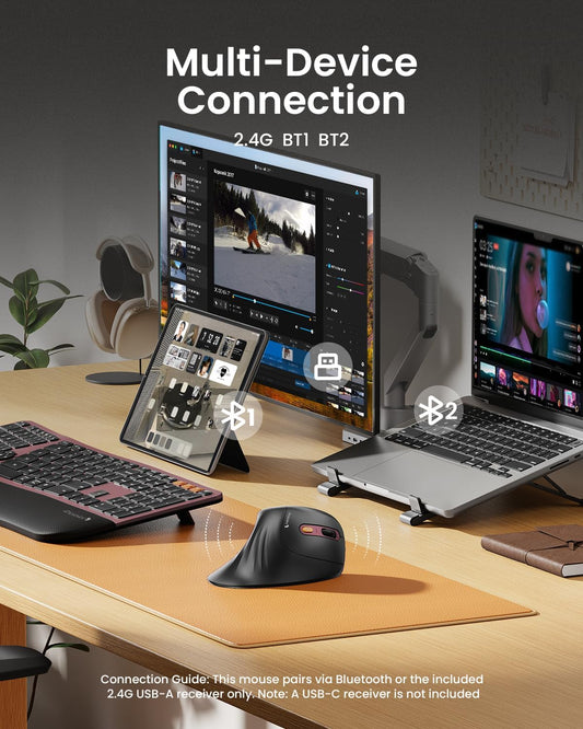 ProtoArc Wireless Ergonomic Vertical Mouse