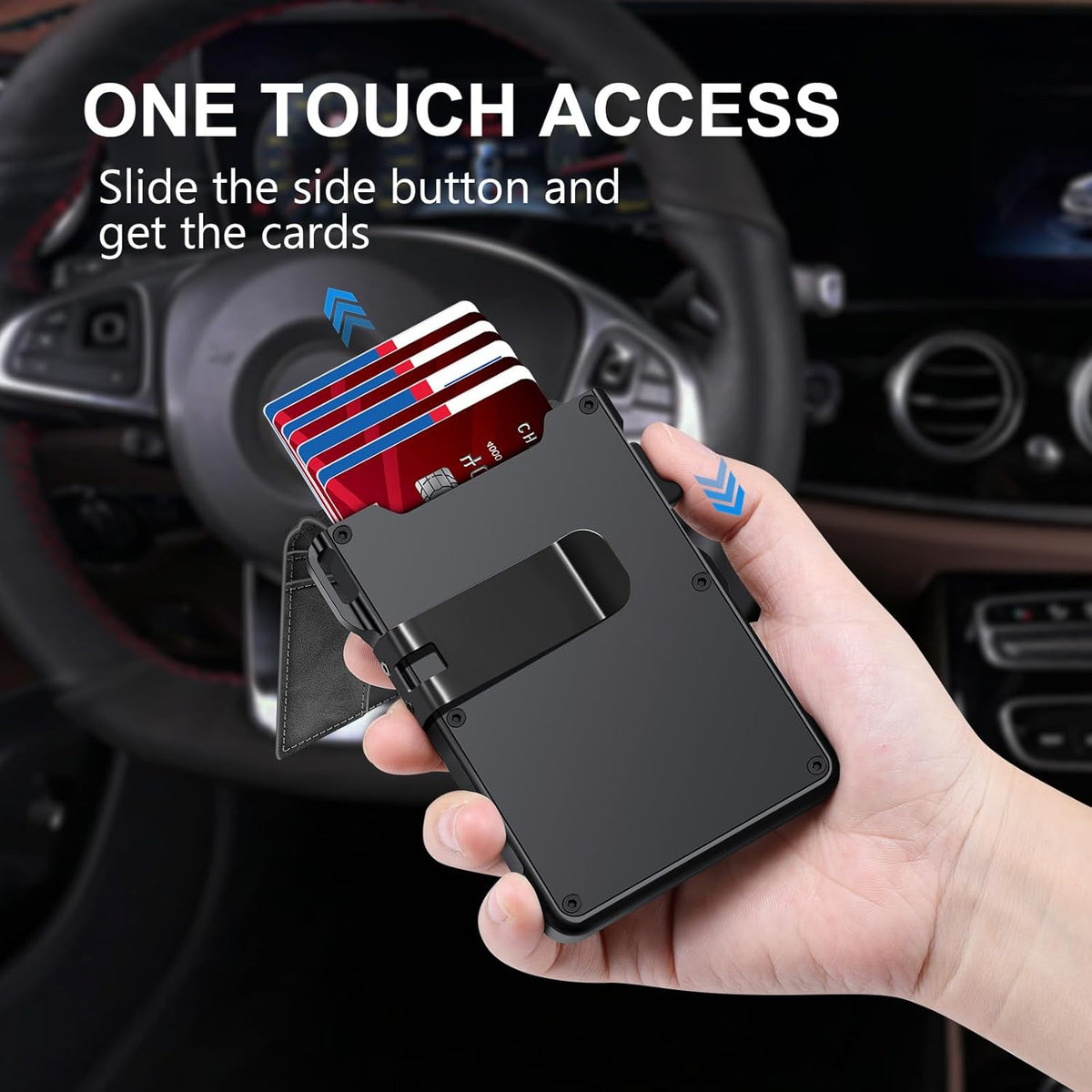 Smart AirTag Pop-Up Bifold Wallet