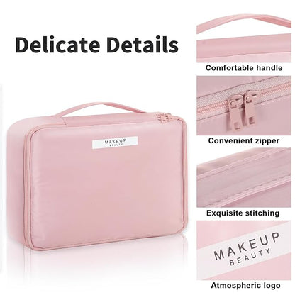 Minimalist Travel Makeup Organizer Set