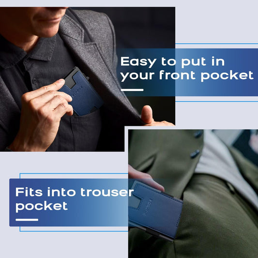 Premium Aluminum Pop-Up Card Wallet
