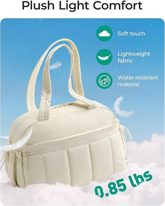BAGSMART Water-Resistant Travel Duffel Bag