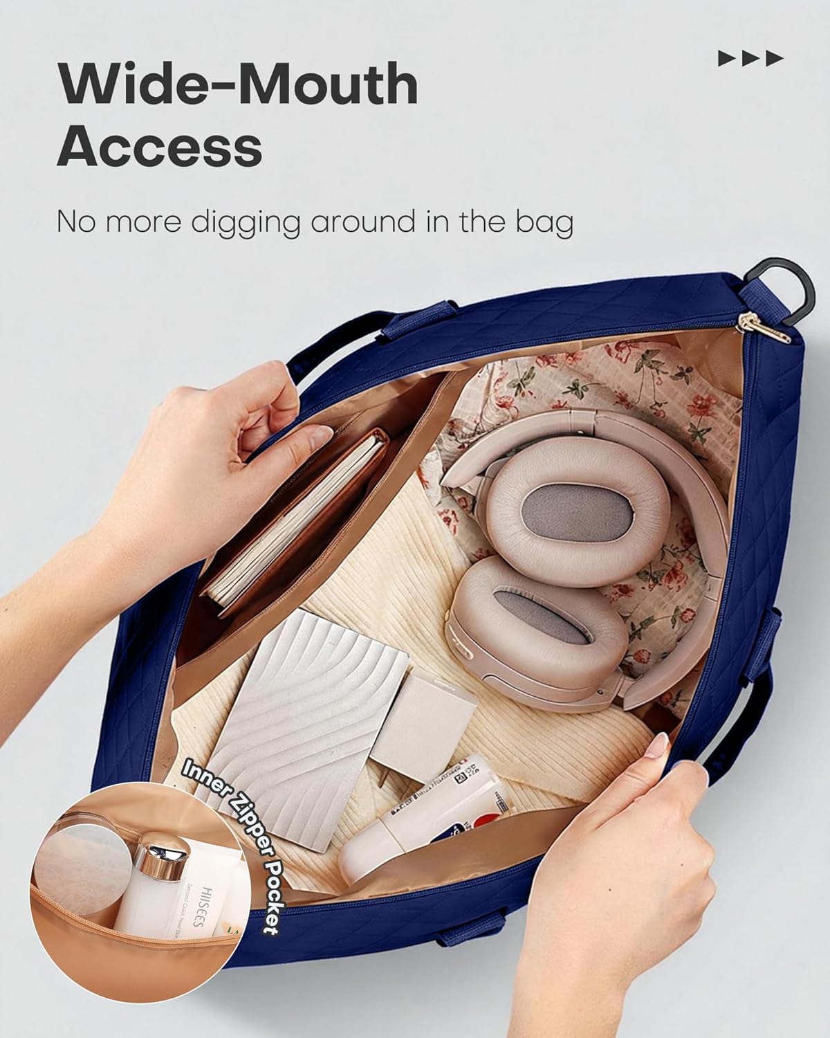 HOTOR Water-Resistant Travel Duffel Bag