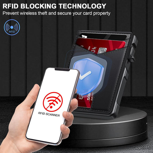 Smart AirTag Pop-Up Bifold Wallet