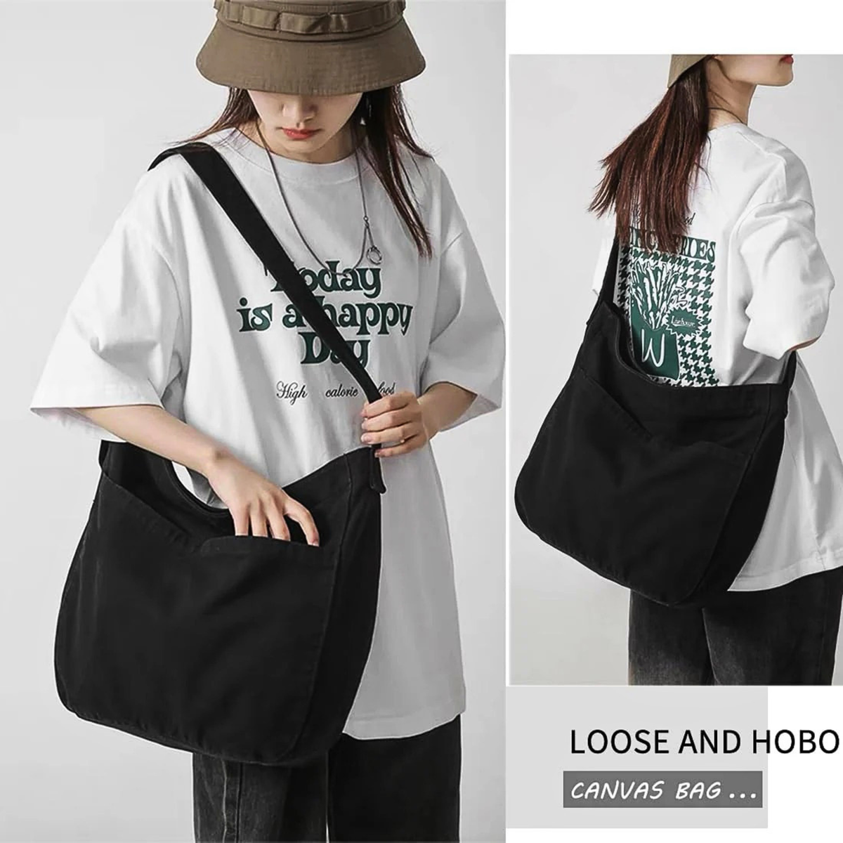 Outrider Canvas Crossbody Messenger Tote