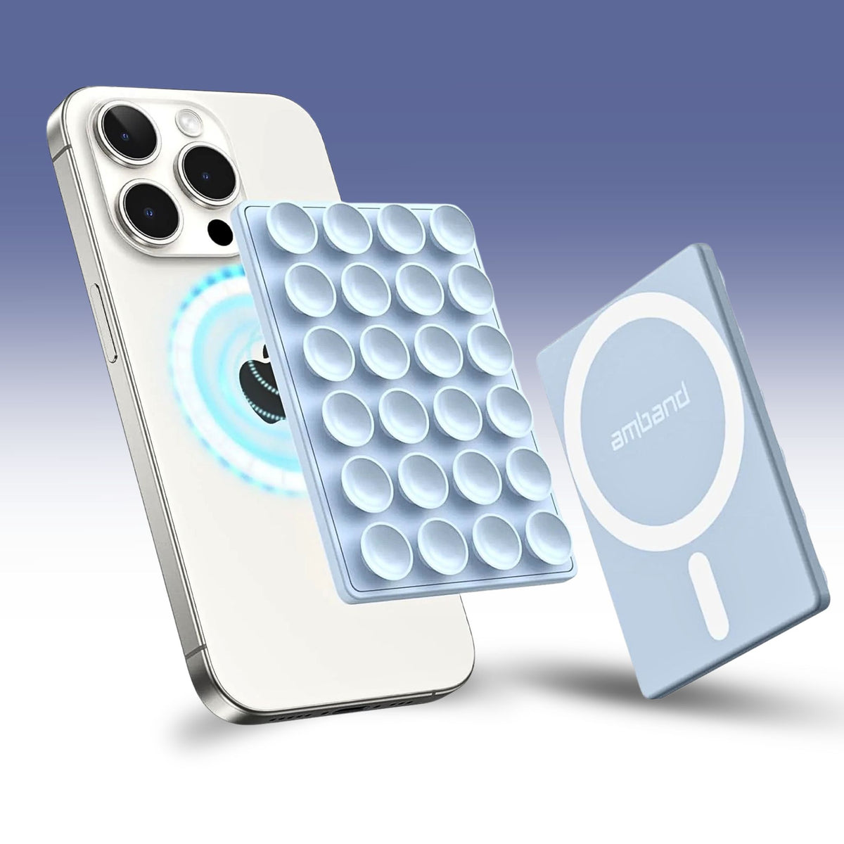 Magnetic Suction Phone Mount | Hands-Free Wall Grip