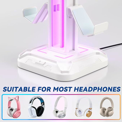 RGB Dual Controller & Headphone Stand