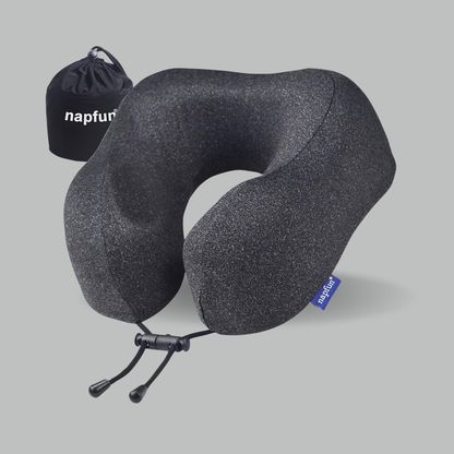 Contoured Memory Foam Travel Neck Pillow