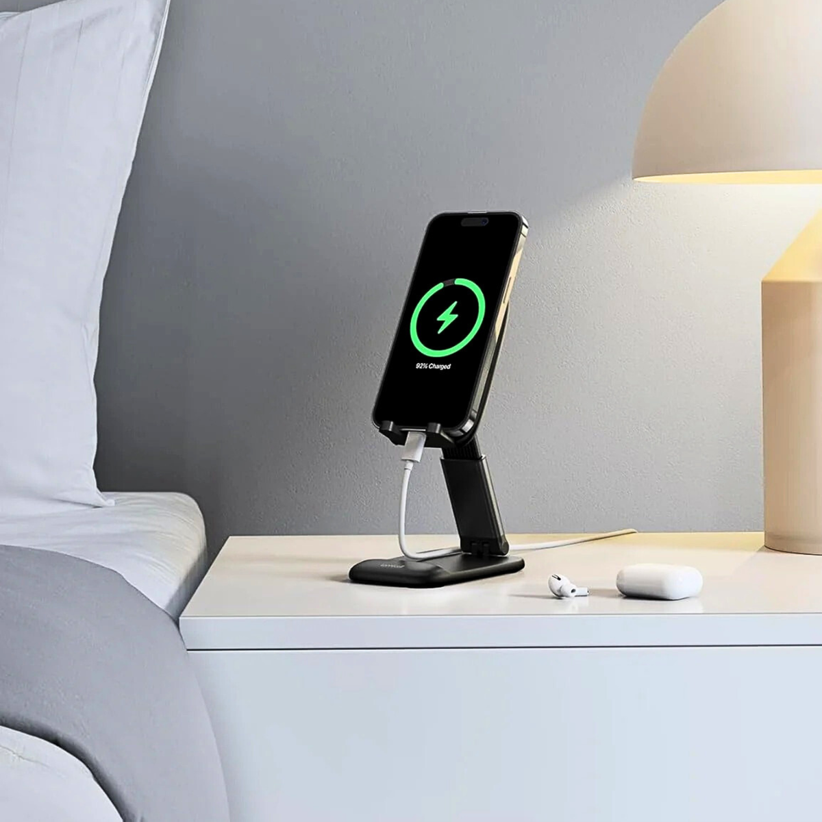 Foldable Desk Phone Stand With Adjustable Height