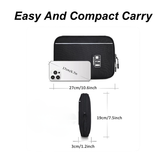 BAGSMART Large Electronics Travel Organizer Case