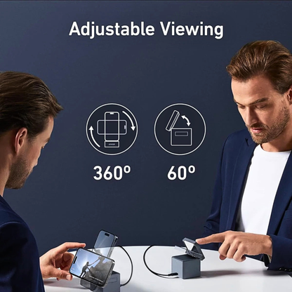Anker 3-in-1 MagSafe Charging Cube | 15W Foldable Stand