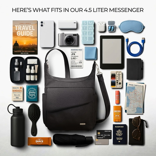 Travelon Anti-Theft Locking Messenger Bag