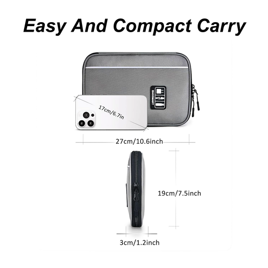 BAGSMART Large Electronics Travel Organizer Case