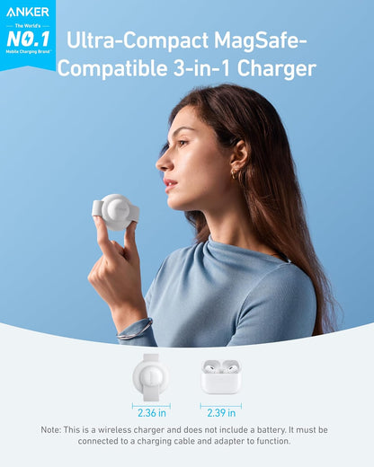 Anker MagGo 3-in-1 Foldable Wireless Charger
