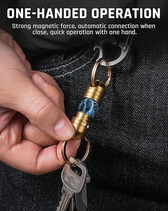 Magnetic Quick Release Keychain and EDC Connector