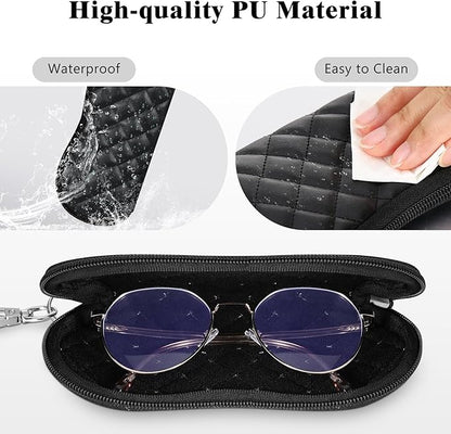 Lightweight Neoprene Sunglasses Case with Carabiner Clip