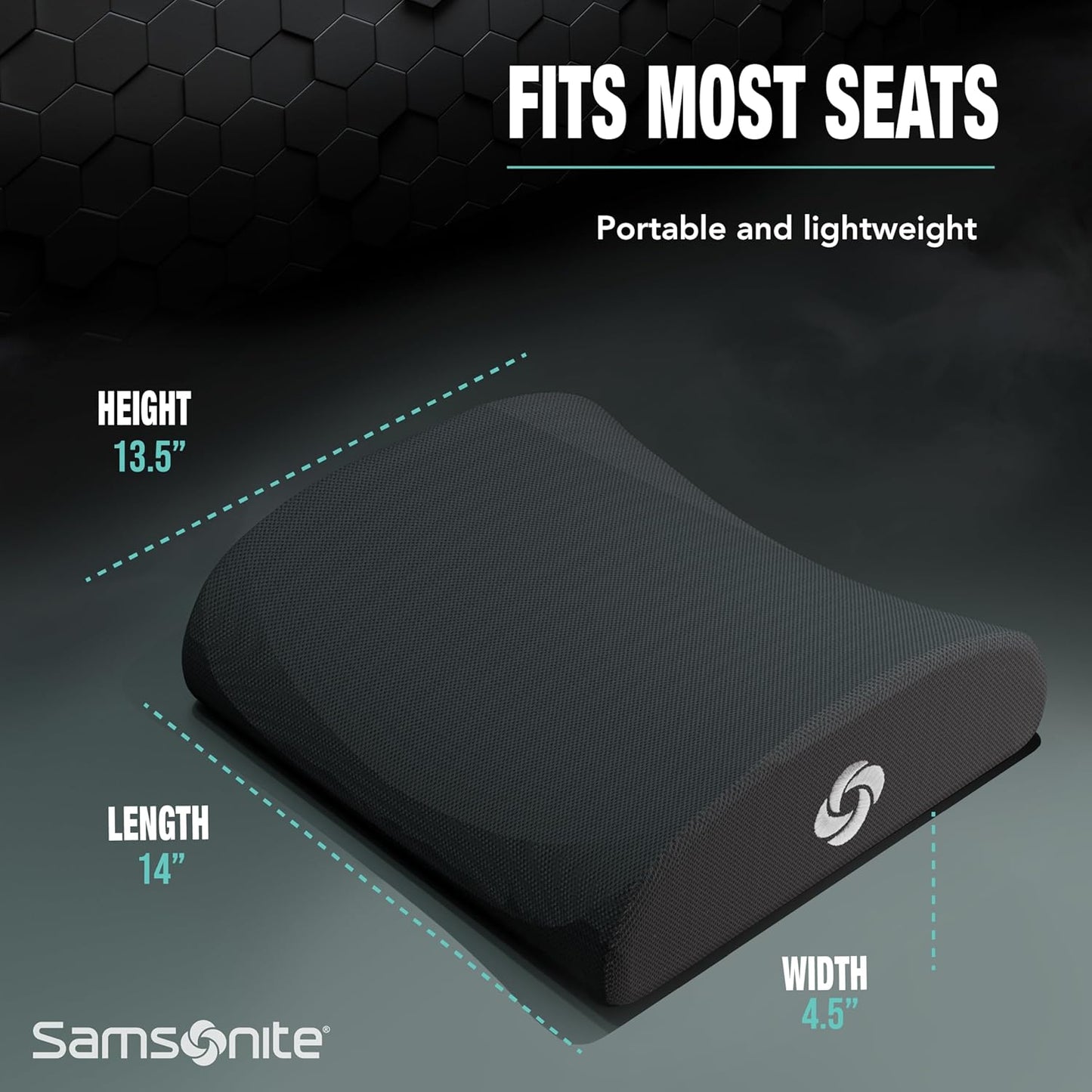 Memory Foam Lumbar Support Pillow for Office Chair, Gaming Chair, or Automotive Use, Ergonomic Back Cushion, Home Office Essentials for Sitting Comfort and Posture Relief Back Support