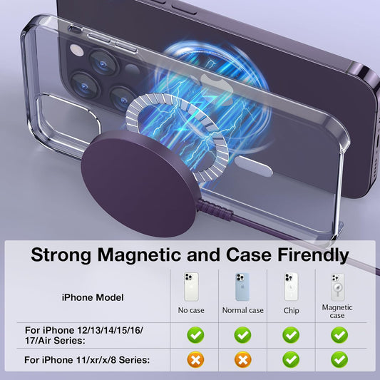 Bohuma 15W Magnetic Wireless Charger 2-Pack