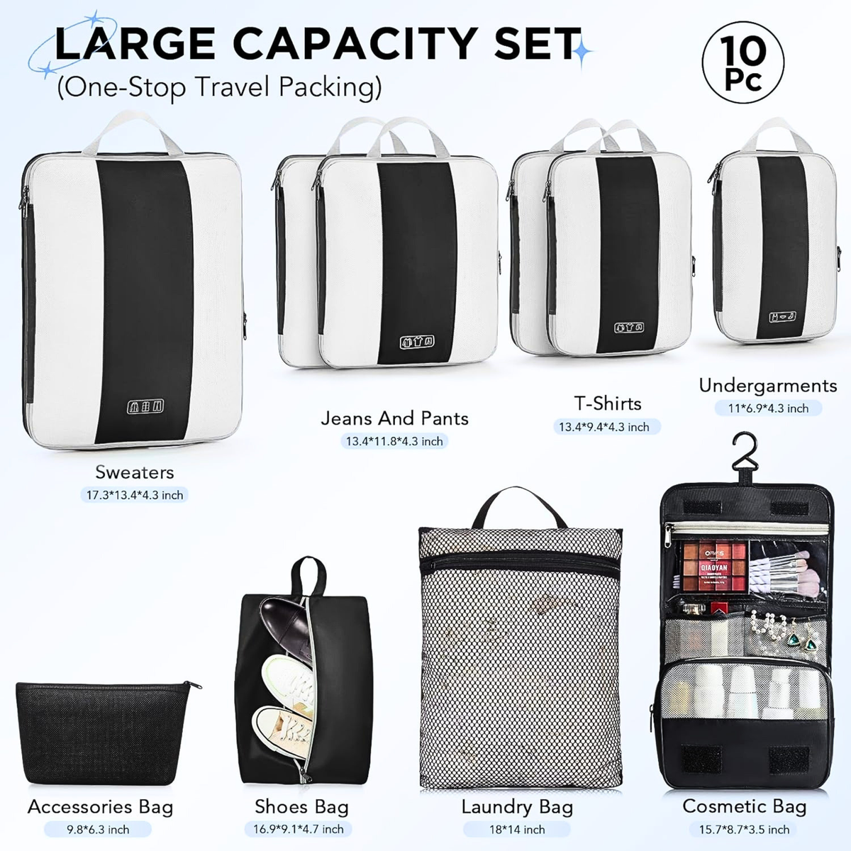 OlarHike Compression Packing Cubes