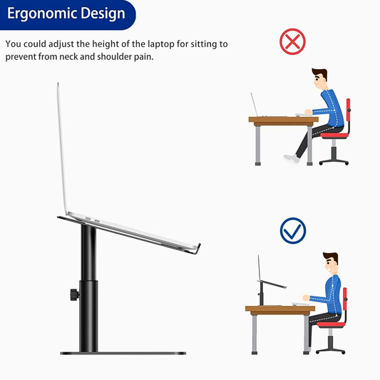 BESIGN LSX6 Adjustable Ergonomic Laptop Riser