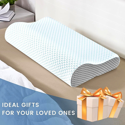 Dual Height Memory Foam Neck Pillow