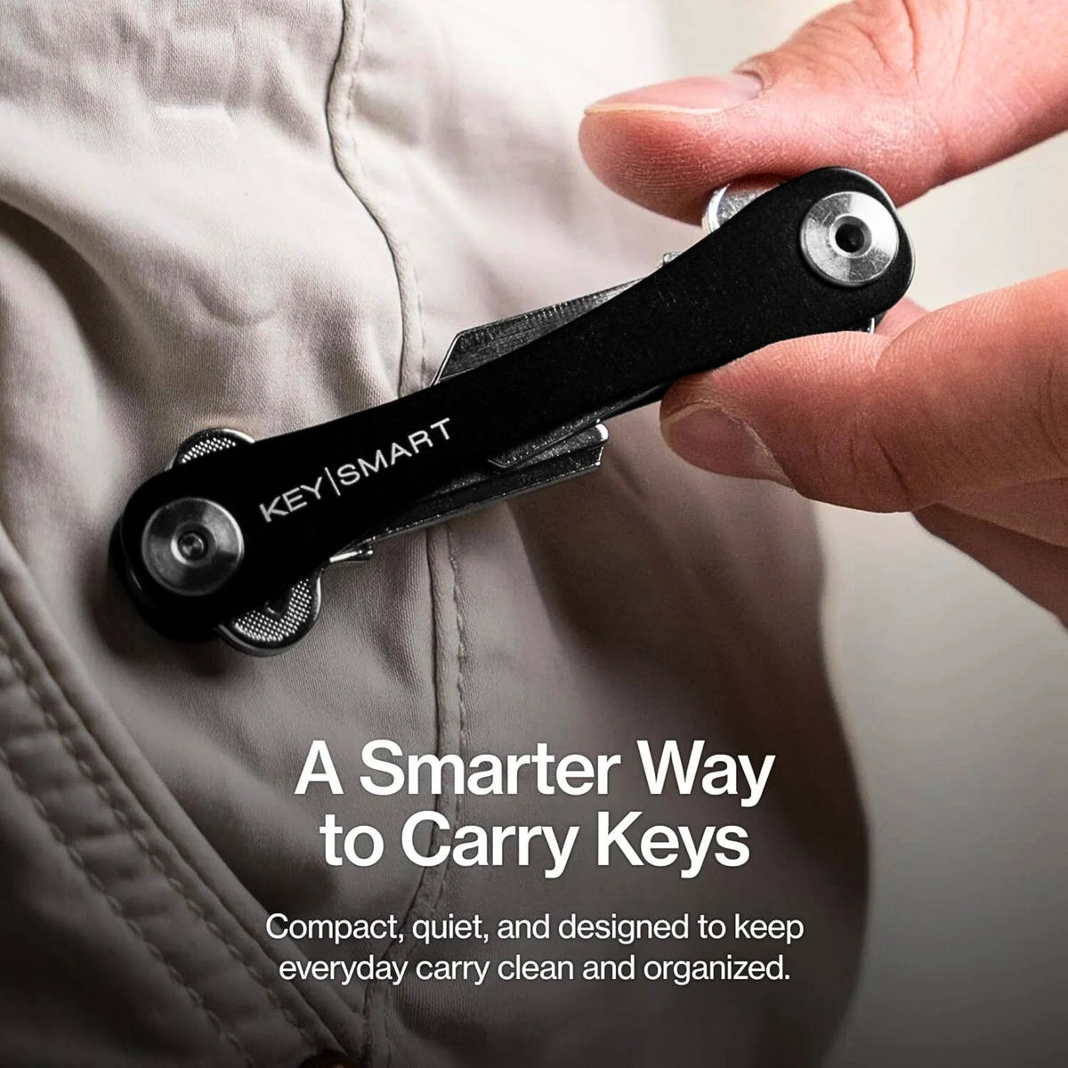 Compact Aluminum Key Organizer and Holder