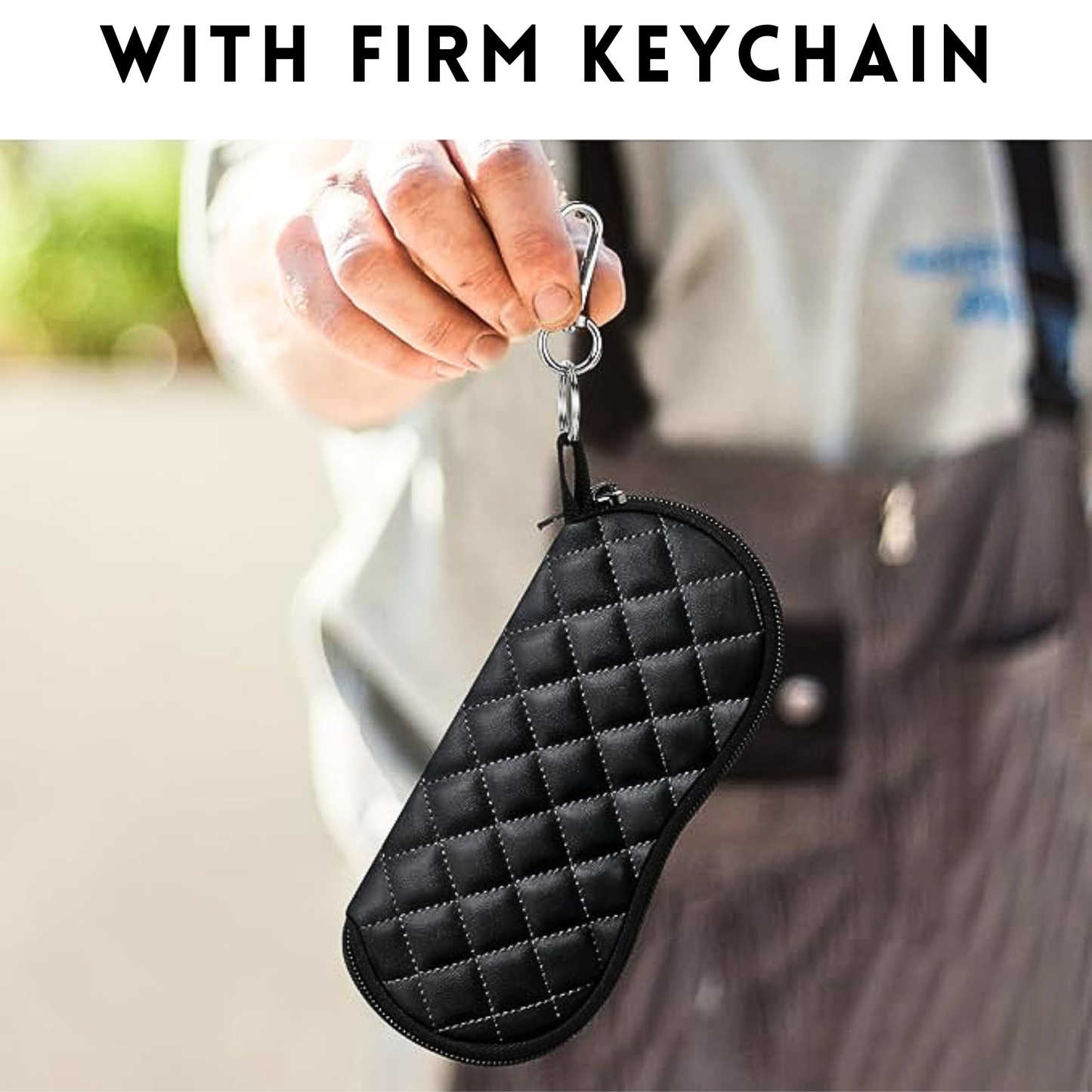 Lightweight Neoprene Sunglasses Case with Carabiner Clip