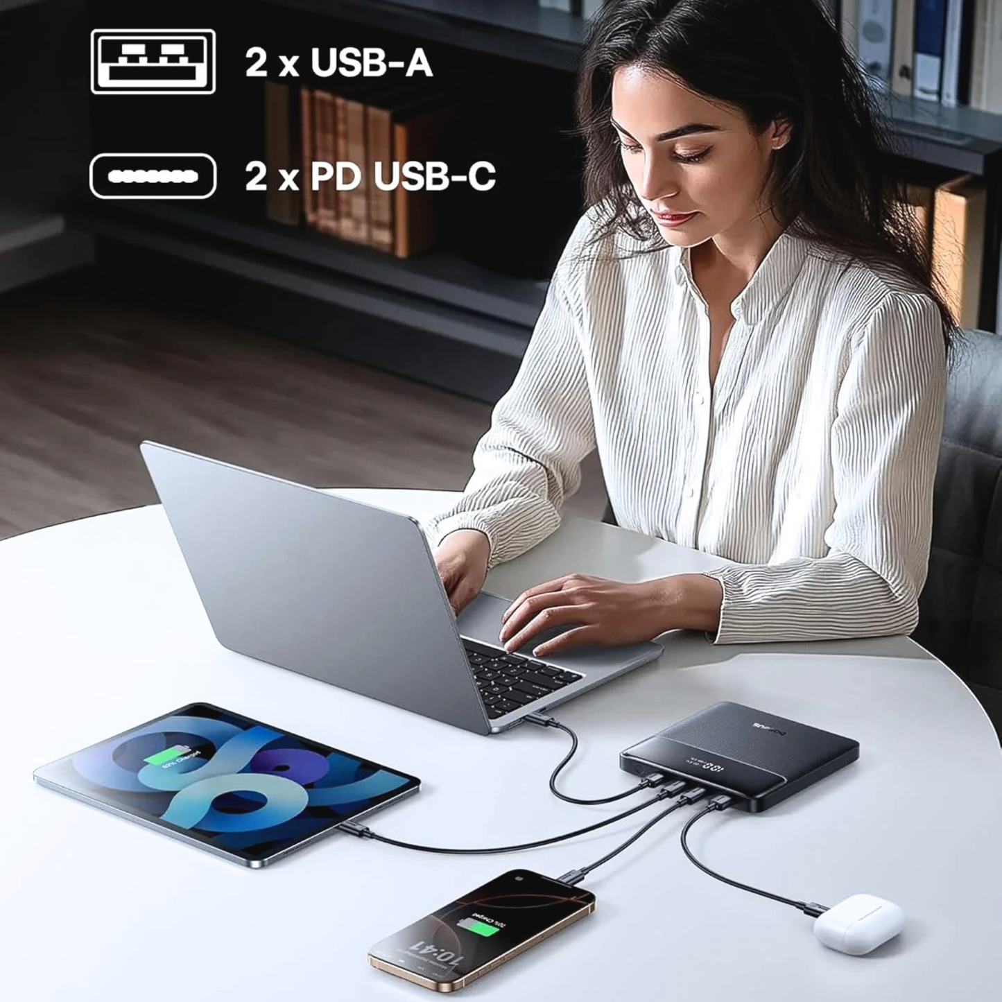 Baseus 100W Blade Portable Laptop Charger | 20000mAh Power Bank