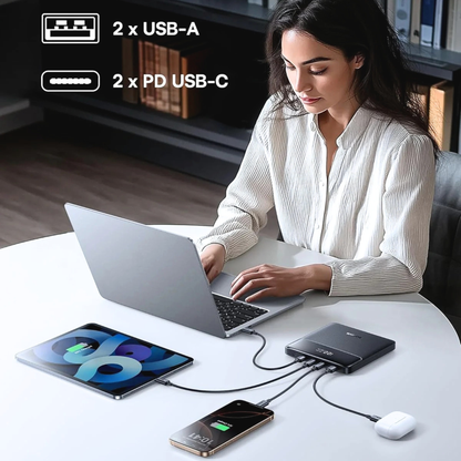 Baseus 100W Blade Portable Laptop Charger | 20000mAh Power Bank