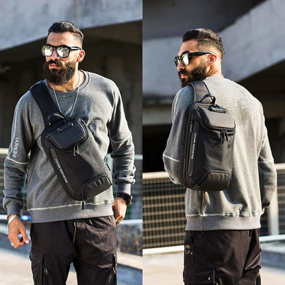 BANGE Anti-Theft Oxford Sling Backpack