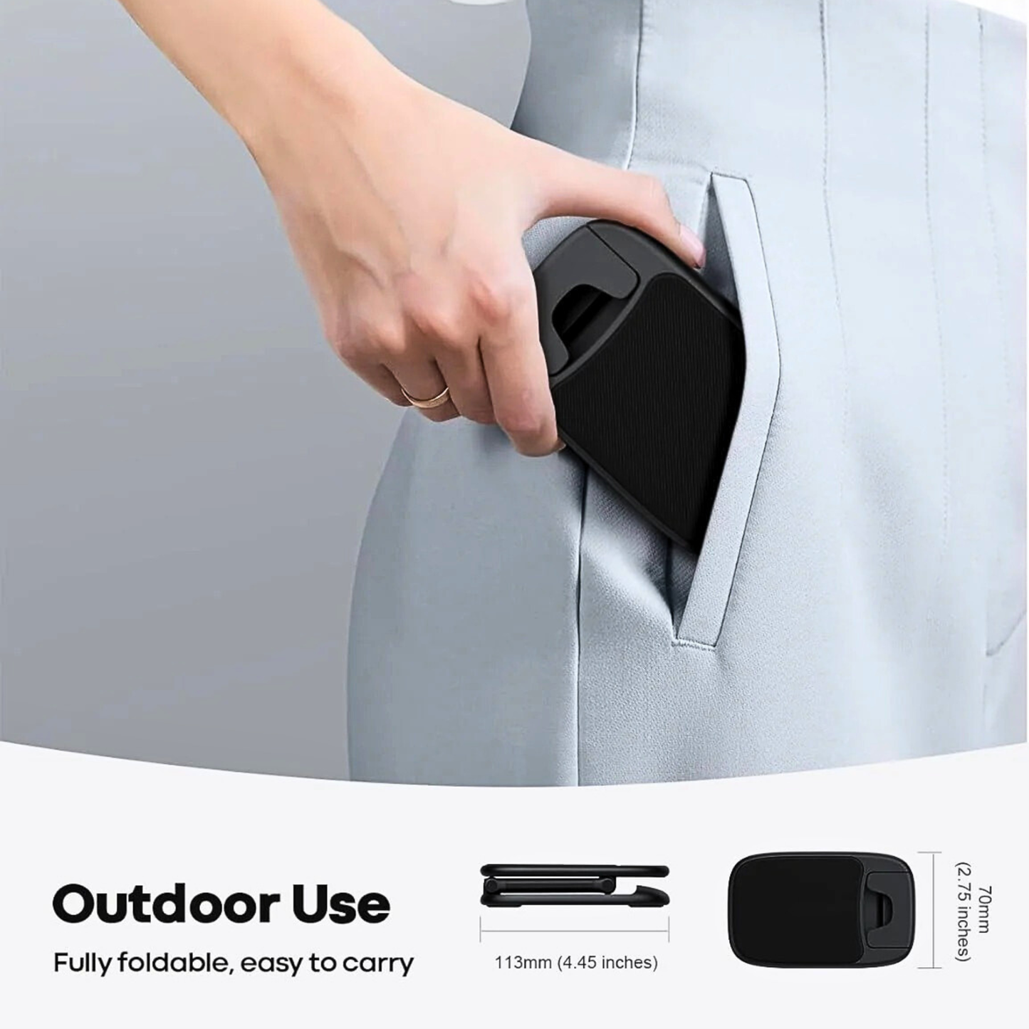 Foldable Desk Phone Stand With Adjustable Height