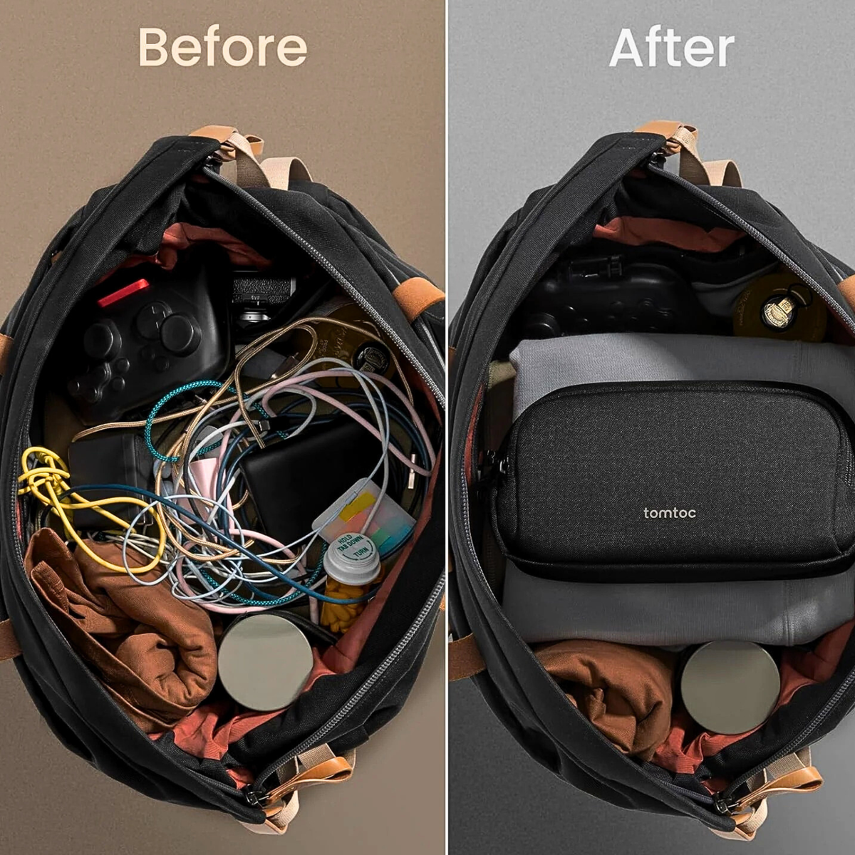 tomtoc Electronics Organizer Travel Case