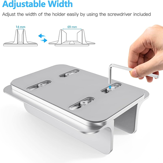 OMOTON Adjustable Vertical Laptop Stand
