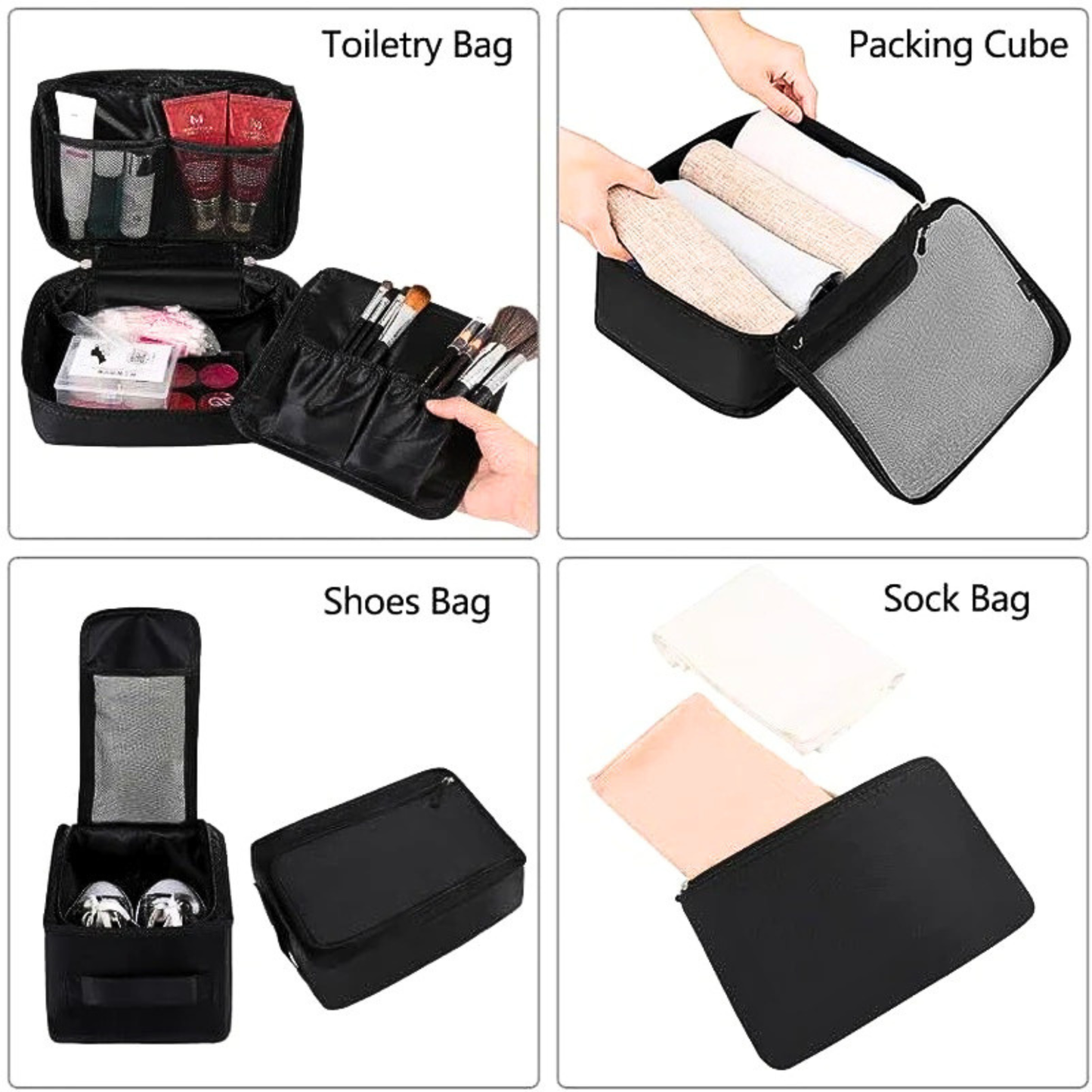 Premium Travel Packing Cubes | Luggage Organizer Set