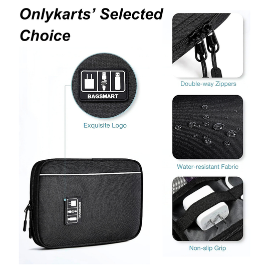 BAGSMART Large Electronics Travel Organizer Case