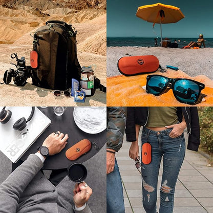 BLUPOND Semi-Hard EVA Sunglasses Case