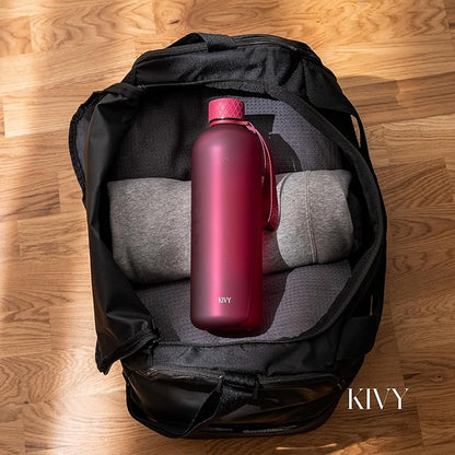 Minimalist Shatterproof Travel Water Bottle with Tracker