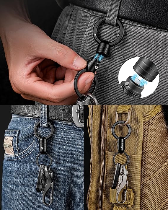 Magnetic Quick Release Keychain and EDC Connector