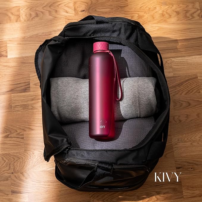 Minimalist Shatterproof Travel Water Bottle with Tracker