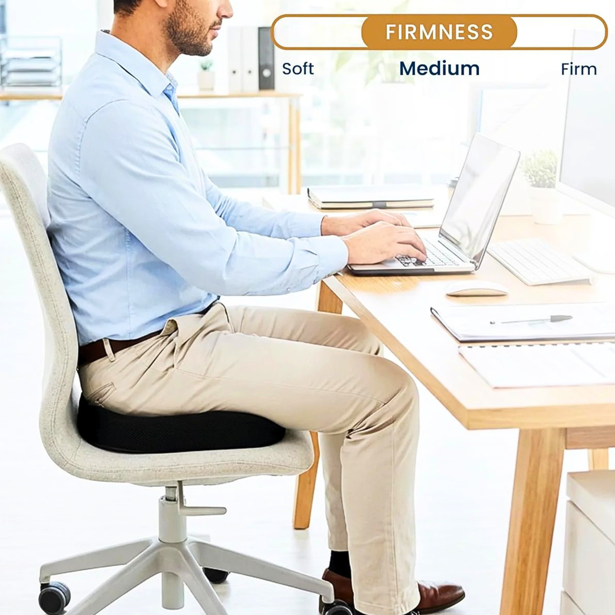 Everlasting Comfort Memory Foam Seat Cushion